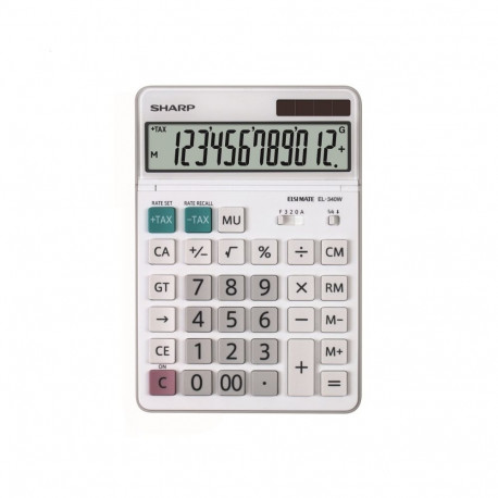 SHARP CALCULATOR DESKTOP BOX EL340W