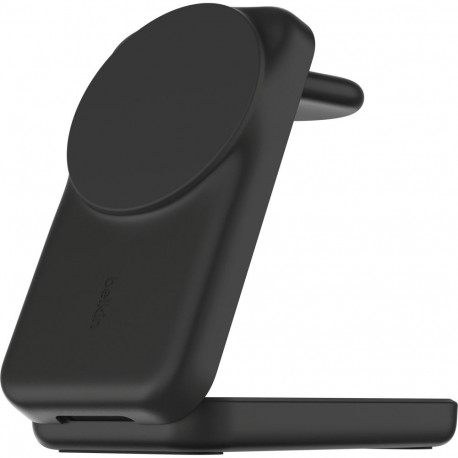 Belkin 3-in-1 laadija UltraCharge WIZ036kqBK 25W Qi2 magnetiline kokkuvolditav, must