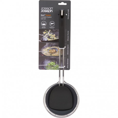 Joseph Joseph Nest Fusion 3-osaline must wokitarvikute komplekt