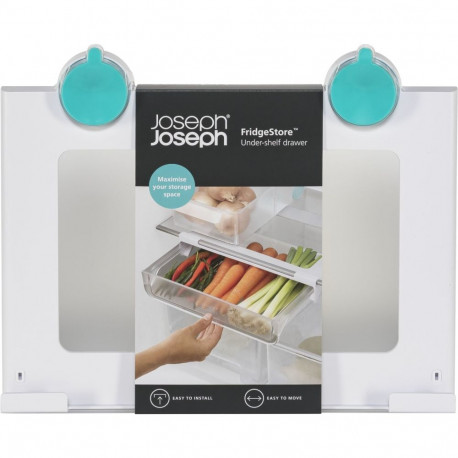 Joseph Joseph FridgeStore läbipaistev riiuli alla paigaldatav sahtel