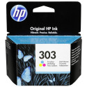 HP T6N01AE tindikassett 3-värvi nr 303