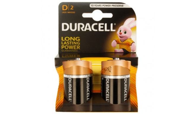 Duracell MN 1300 Basic D (LR20) blister pack 2pcs