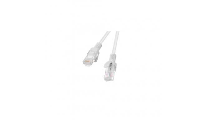 PATCHCORD CAT.6 UTP 1M GREY FLUKE PASSED LANBERG 10-PACK