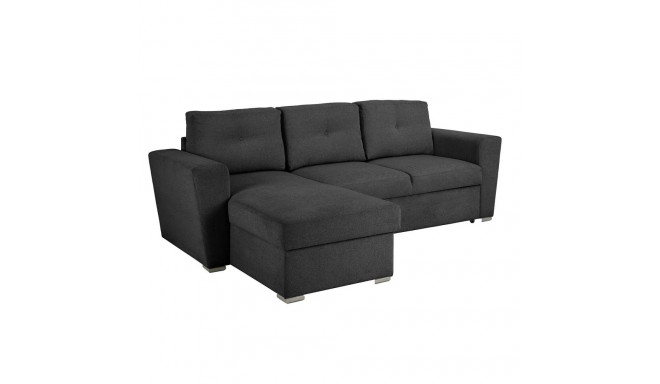 Corner sofa bed WHITBY dark grey