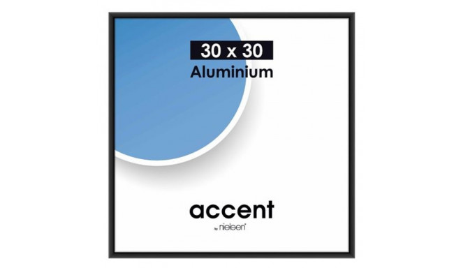 Nielsen pildiraam Accent Frosted 30x30cm, must (54126)