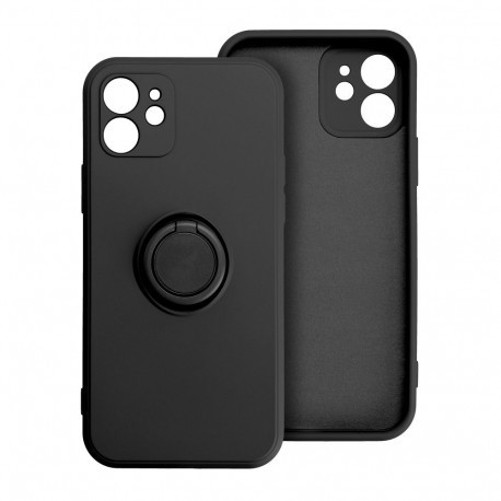 Case for iPhone 17 AIR Silicone Ring black
