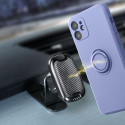 SILICONE RING case for IPHONE 17 violet