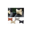 Car headrest pillow beige