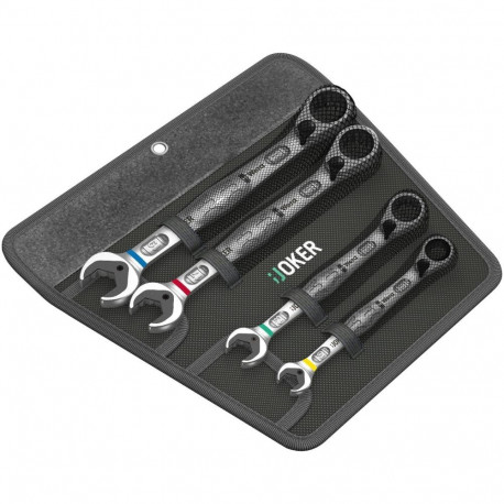 Wera Joker switch foot ring ratchet spanner set - 4-pieces - 05020090001