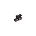 Alphacool 2-way ball valve, black nickel-plated - 17354