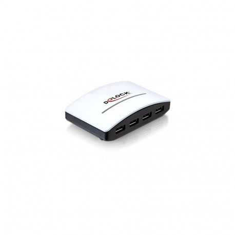 USB 3.0 väline jaotur 4 port jaemüügipakend, valge/must