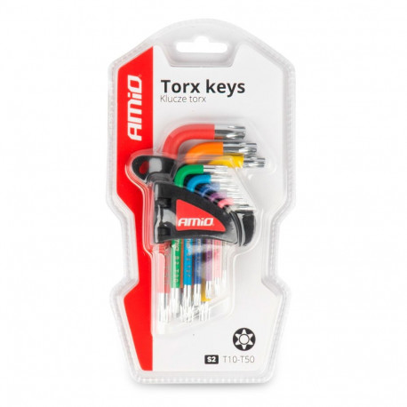 9-osaline TORX T10-T50 võtmete komplekt, S2 teras