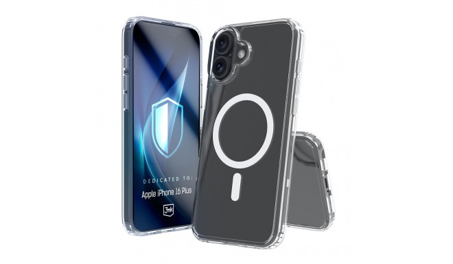 3mk Armor MagCase for iPhone 16 Plus - Transparent