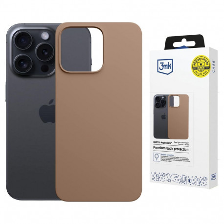 3mk Hardy MagSilicone Case for Apple iPhone 15 Pro - Gold