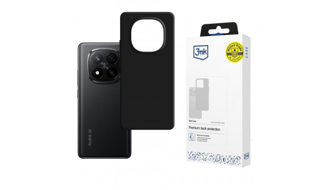 3mk Matt Case Pro case for Xiaomi Redmi Note 14 Pro+ - matte black