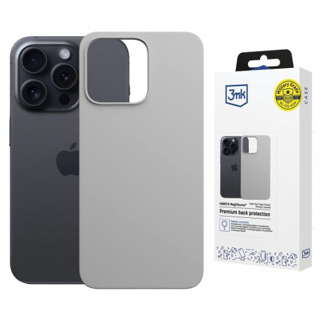3mk Hardy MagSilicone Case for Apple iPhone 16 Pro Max - Gray