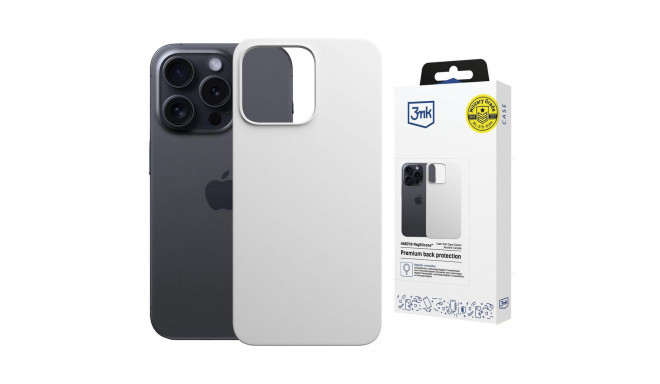 3mk Hardy MagSilicone Case for Apple iPhone 15 Pro - White