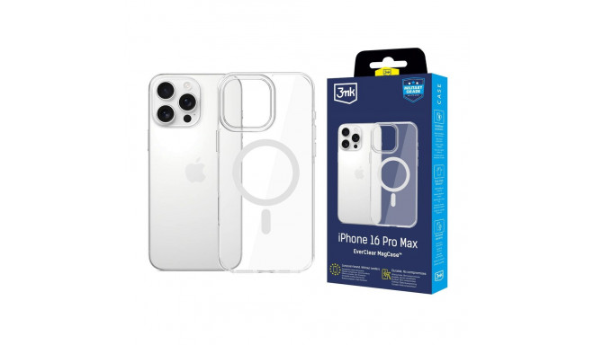 3mk EverClear MagCase for Apple iPhone 16 Pro Max - Transparent