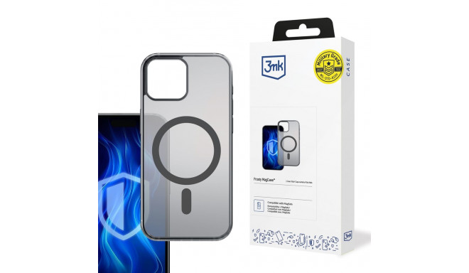 3mk Frosty MagCase for iPhone 12 Pro Max - Black
