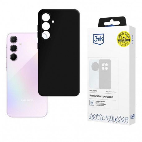 3mk kaitseümbris Matt Case Pro Samsung Galaxy A55 5G, must