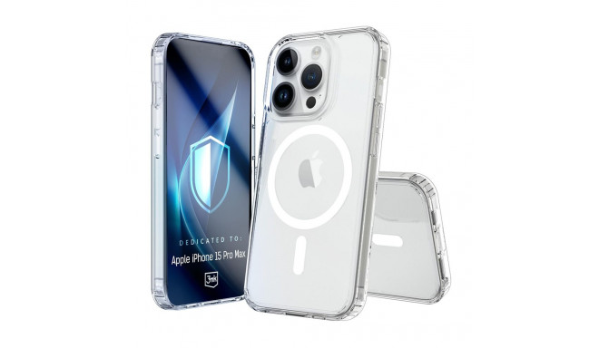 3mk Armor MagCase for iPhone 15 Pro Max - Transparent