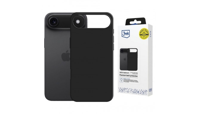 3mk Hardy MagSilicone Case for Apple iPhone 17 Air - Black