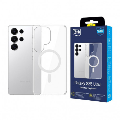 3mk EverClear MagCase for Samsung Galaxy S25 Ultra - transparent