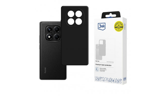 3mk Matt Case for Xiaomi Redmi Note 14 Pro 4G - matte black