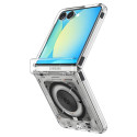 Spigen Ultra Hybrid Pro MagSafe Case for Samsung Galaxy Z Flip 7 Zero One - Transparent