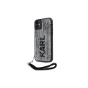 Karl Lagerfeld KLHCN61PSQRKS iPhone 11 / Xr 6.1" silver/silver hardcase Sequins Cord Karl Lagerfeld KLHCN61PSQRKS iPhone 11 / Xr 6.1" silver/silver hardcase Sequins Cord