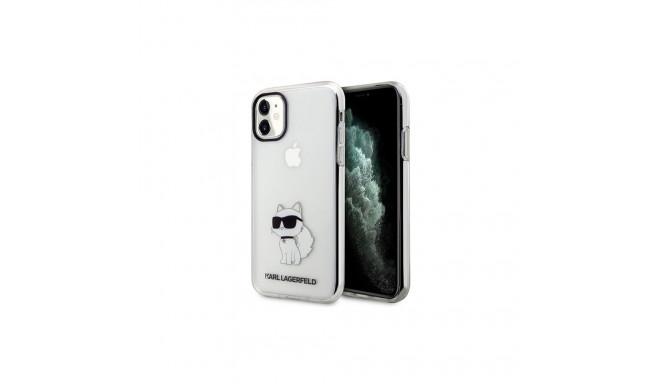 Karl Lagerfeld Ikonik Choupette Case for iPhone 11 / Xr - Transparent