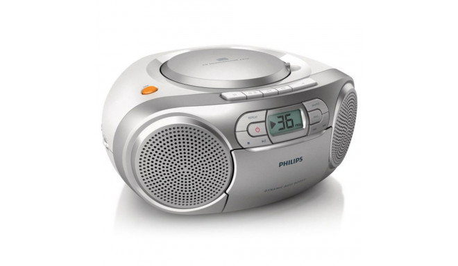 Raadio-kassetimängija Philips AZ127/12 FM 2W Hõbedane