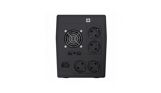 Green Cell UPS05 line-interactive katkematu toiteallikas 3 kVA 1200 W 5 AC pistikupesa