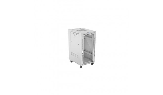 Lanberg FF01-6822-12SL rack cabinet 22U Freestanding rack Grey