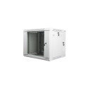 Lanberg WF02-6609-10S rack cabinet 9U Wall mounted rack Grey
