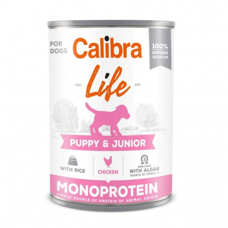 CALIBRA Dog Life Puppy&Junior kana ja riis märg koeratoit 400g