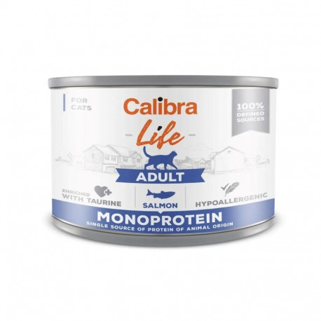 CALIBRA Cat Life Adult Salmon - wet cat food - 200g