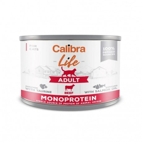 CALIBRA Cat Life Adult Beef - wet cat food - 200g