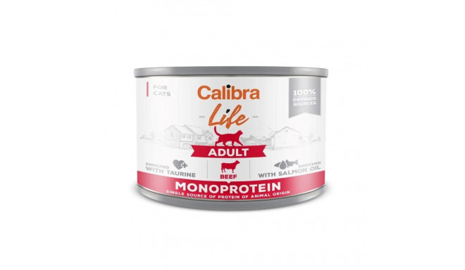 CALIBRA Cat Life Adult Beef - wet cat food - 200g