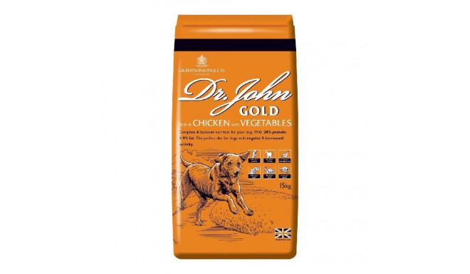 DR JOHN Gold Chicken - dry dog food - 15kg