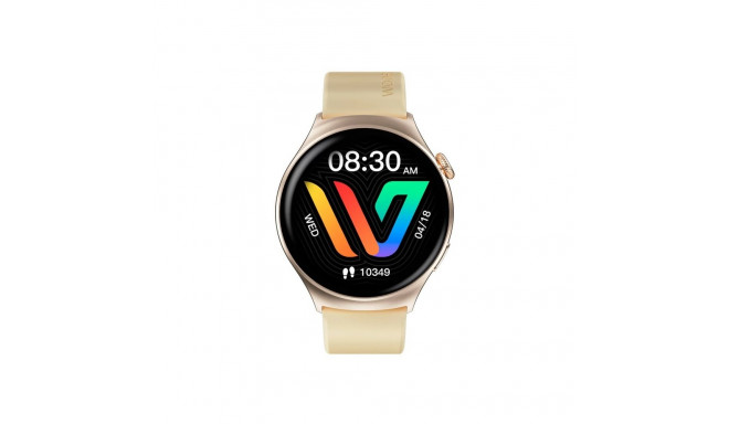 Weofly Curve nutikell - multifunktsionaalne kell Bluetooth 5.3 kuld