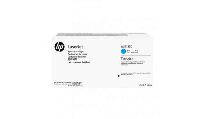 HP W2171ZC Cyan Contract Original LaserJet Toner Cartridge