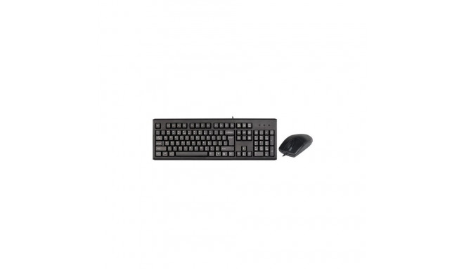 A4Tech KM-720620D keyboard USB QWERTY English Black
