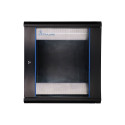 Extralink seinakinnitusega must rackmount kapp 12U 600x450