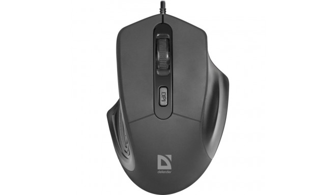 Defender DATUM MB-347 Optical Mouse Black 1600dpi 4P