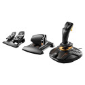Thrustmaster T-16000M FCS Flight Pack must USB analoog/digitaal MAC, PC juhtkang