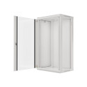 Lanberg Wall mounting rack cabinet 19''  22U 600x450mm Grey Lanberg Wall mounting rack cabinet 19''  22U 600x450mm Grey