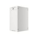 Lanberg wall-mounted installation rack cabinet 19'' 18U 600x450mm gray (glass door) Lanberg wall-mounted installation rack cabinet 19'' 18U 600x450mm gray (glass door)