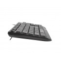 NATEC TROUT SLIM USB klaviatuur, US paigutus, must