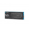 NATEC TROUT SLIM USB klaviatuur, US paigutus, must